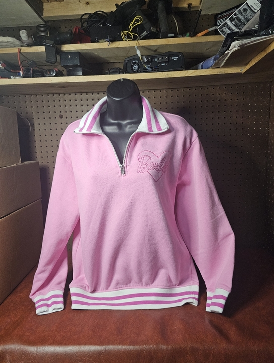 Barbie Sweaters - Barbie 1/4 Zip Sweater Size Medium